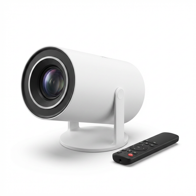 Smart Projector Battery+ Full HD 1080P Support 400ANSI BT5.0 Android Projector Auto Keystone Electric Focus Built-In Battery