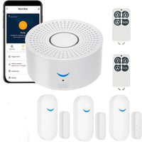 Wireless Wifi Smart Home Automation Security Alarm System with Door Sensor Motion Sensor Smart Life App Burglar Alarm Siren