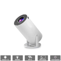 Smart Projector Battery+ Full HD 1080P Support 400ANSI BT5.0 Android Projector Auto Keystone Electric Focus Built-In Battery