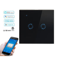 Smart Home Automation Wifi Switch 2 Gang Ewelink App Control for Smart Home System Smart Touch Switch 220V EU/UK Standard