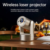 Smart Projector Battery+ Full HD 1080P Support 400ANSI BT5.0 Android Projector Auto Keystone Electric Focus Built-In Battery