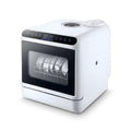 Automatic Portable Mini Dishwasher for Kitchen Home Hotels Cars-Smart Freestanding Electric with Plug Integrated Dishwasher