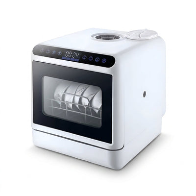 Automatic Portable Mini Dishwasher for Kitchen Home Hotels Cars-Smart Freestanding Electric with Plug Integrated Dishwasher